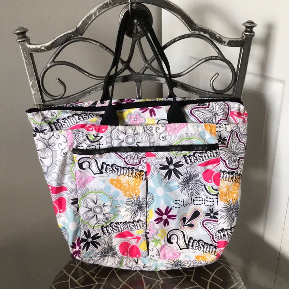 VINTAGE- LESPORTSAC Casual Tote Bag